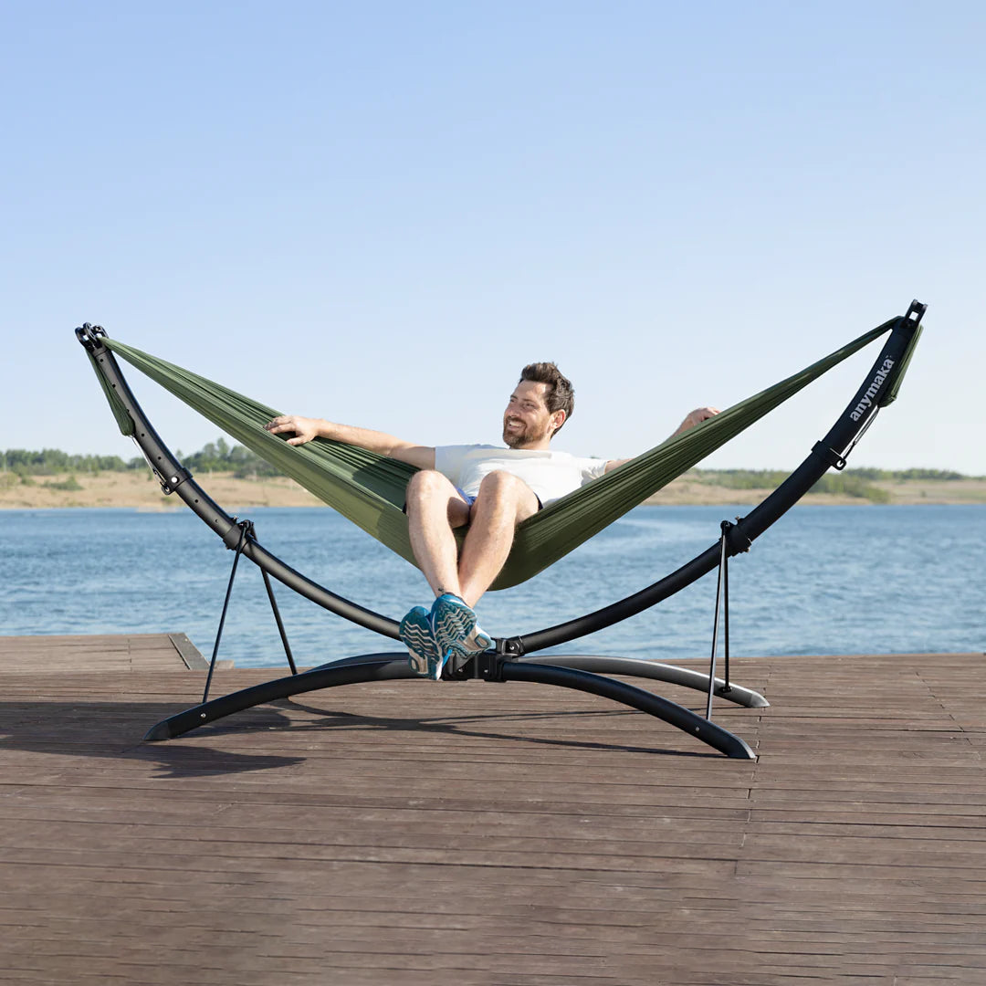 ハンモックスタンド HMOK anymaka anymaka | Portable Hammock Stand with Fast Setup – anymaka JP